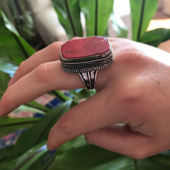 See sediment Jasper silver ring - Picture 2 of 3